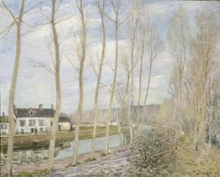 Het Canal du Loing bij Moret