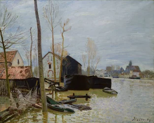 De overstromingen bij Moret