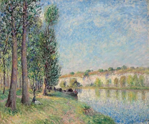 De Loing bij Moret, 1885