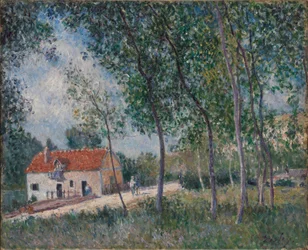 De weg van Moret naar Saint-Mammès, 1883-85