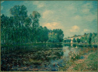 Bocht van de Loing in de zomer