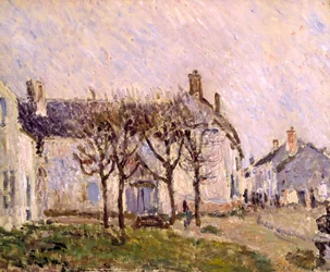 Dorpsstraat, Moret-sur-Loing, ca. 1894