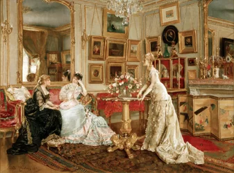 Het schrijfkamer van de schilder