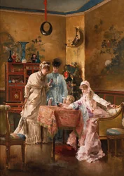 De Bezoekers, 1881
