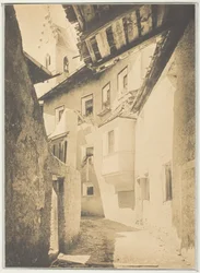 Een straat in Sterzing, Tirol, 1890