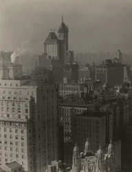 Vanuit kamer 3003 - Uitzicht naar het noordwesten - Shelton Hotel, New York