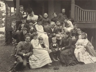 De familie Stieglitz in Oaklawn, Lake George