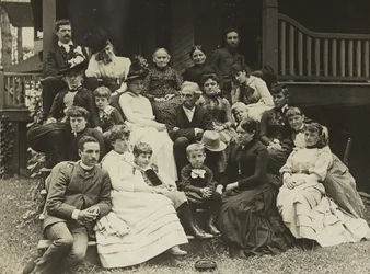 Stieglitz-familie in Oaklawn, Lake George