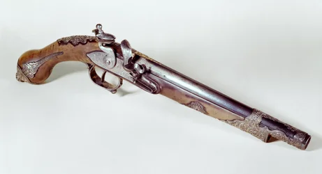 Pistool van Abd el-Kader (1808-83) (metaal)