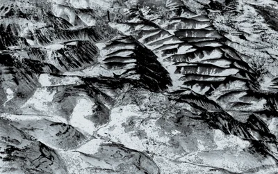 Over Nevada, 2018 (handgeschilderde foto)