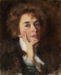 Zelfportret met Jabot, 1896