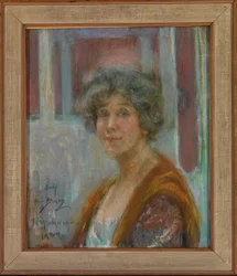 Zelfportret in 1924