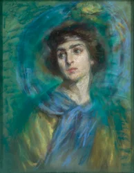 De blauwe sjaal