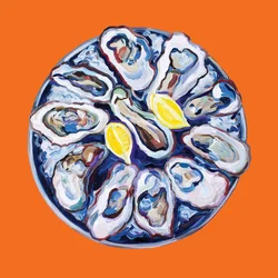 Frisse oesters en citroen