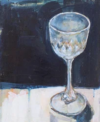 Elegant wijnglas