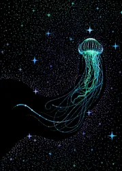 Kosmische kwallen-droom