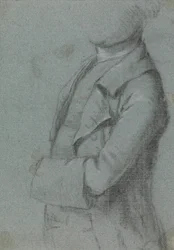 Kostuumstudie voor een Portret van een Man