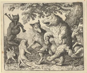 Een Feest ter Ere van de Beer en de Wolf, 1650-75