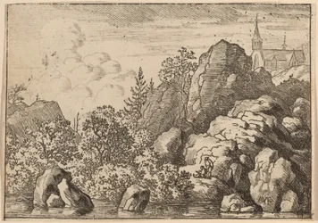 Kerk op een heuvel, waarschijnlijk ca. 1645-1656