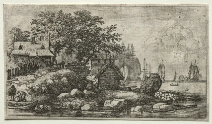 Acht Landschappen (H.57-64): Landschap met Twee Lege Boten