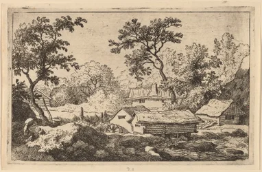 Molen onder een waterval, waarschijnlijk ca. 1645-1656