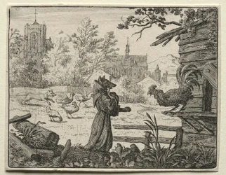 Reinaert de Vos: Reinaert vermomd als monnik