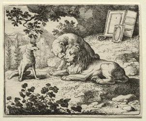 Reinaert de Vos: Reinaert Belooft Geschenken aan de Leeuw