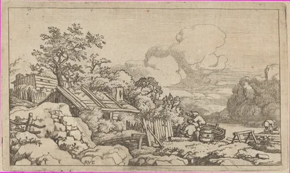 De hut van de timmerman, 17e eeuw