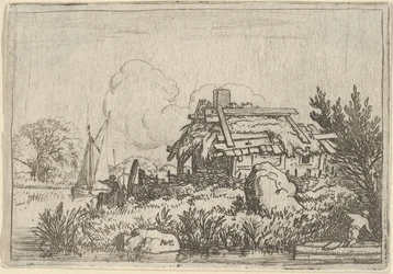 Het Verwoeste Huisje, Omgeven door Water, 17e eeuw