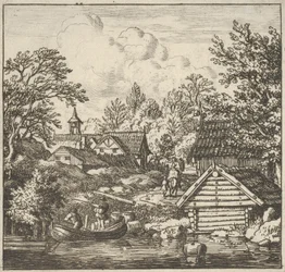Het Lossen van de Schuit, 17e eeuw