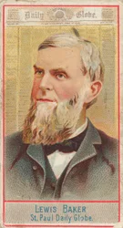 Lewis Baker, St. Paul Daily Globe, uit de American Editors serie N1 voor Allen & Ginte..., 1887