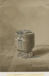Fontein in de kerk van Longdon