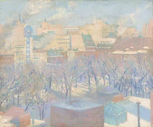Madison Square, Sneeuw, 1904