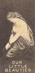 Uit de Actrices-serie N57 ter promotie van Our Little Beauties Cigarettes voor Allen & Ginte..., 1890