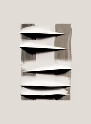 Abstracte gelaagde plooien