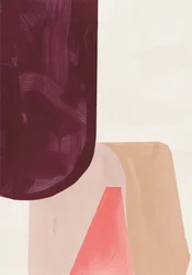 Gebogen abstracte vormen