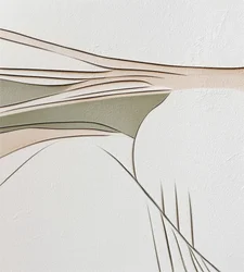Vloeiende abstracte lijnen