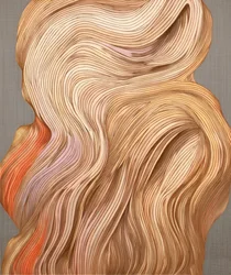 Golvende blonde lokken