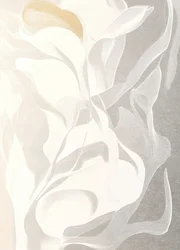 Sierlijke witte vormen