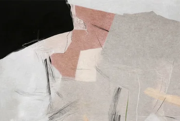 Ingetogen abstracte compositie
