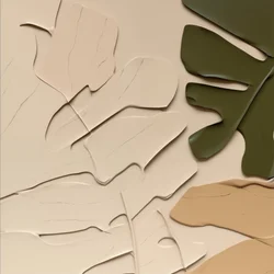 Neutrale Monstera-vormen