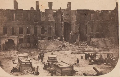De evacuatie van Fort Sumter, april 1861