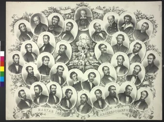 Tableau van Hongaarse schrijvers