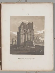 Kunst van de Lithografie: Italiaanse Kerkruïne, Plaat XVII