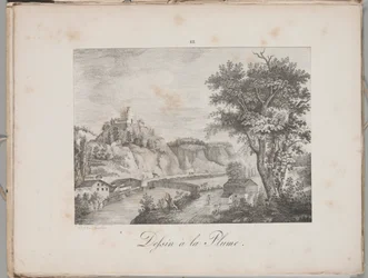 Kunst van de Lithografie: Landeck in Tirol, Plaat III