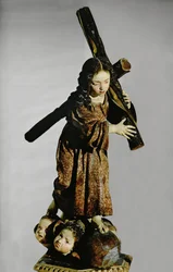 Nino de la Pasion (polychroom hout)