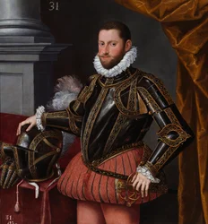 Portret van Aartshertog Ernst van Oostenrijk (1553-1595)