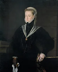 Portret van Doña Juana van Oostenrijk, prinses van Portugal