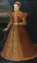 Portret van een onbekende dame, c.1575