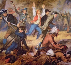 Het bloedbad van Wyoming Valley in juli 1778 (detail)